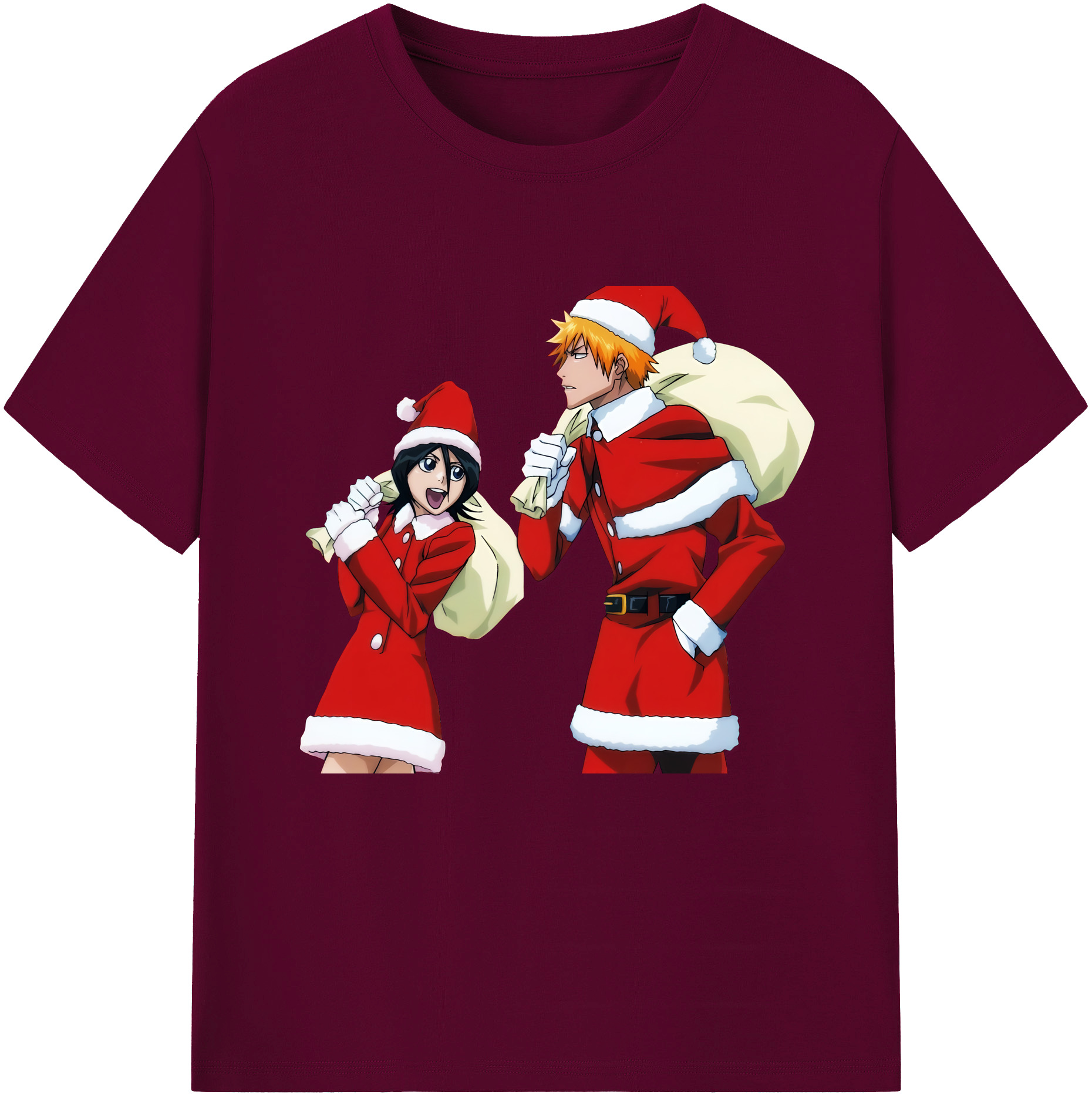 （画像用） ブリーチ 朽木ルキア BLEACH Kuchiki Rukia レディースカジュアルプリントTシャツ（綿100％）